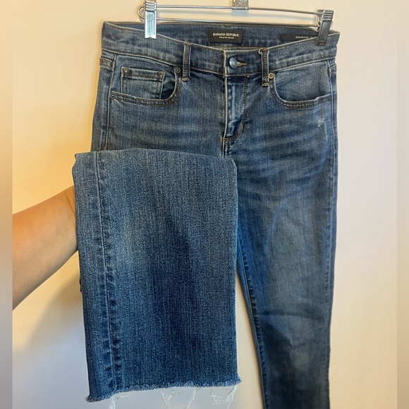 Banana republic premium denim jeans straight leg size 25 - Picture 3 of 8